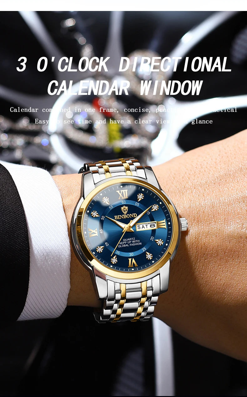 2025 Top Brand Luxury Fashion Diver Watch Men 30ATM Waterproof Date Clock Sport Watches Mens Quartz Wristwatch Relogio Masculino