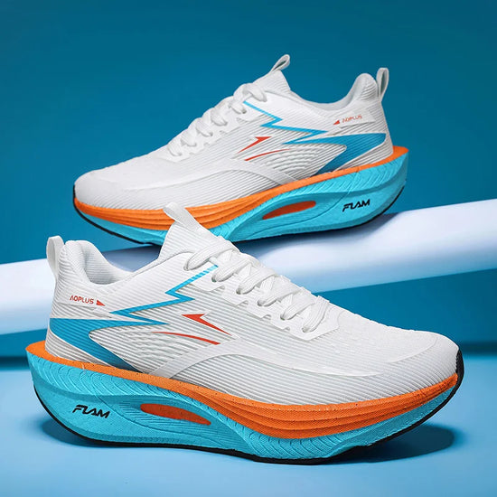 Unisex Sports Shoes Carbon Plate Walking Running Sneakers Shock-Absorbing Marathon Racing Athletics Training for Men&