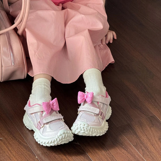 Unisex Boys Girls Platform Casual Sneakers 2026 New Summer Kids Barefoot Sneakers Soft Sole Chic Versatile School Sporty Sandals