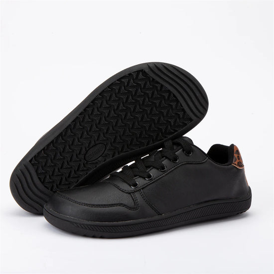 ZZFABER  Barefoot Shoes Soft Leather Sneakers Minimalist Casual Shoes for Women Men Unisex Sneakers