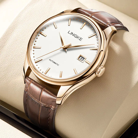 Swiss Hollow Mechanical Watch - Elegant Men&